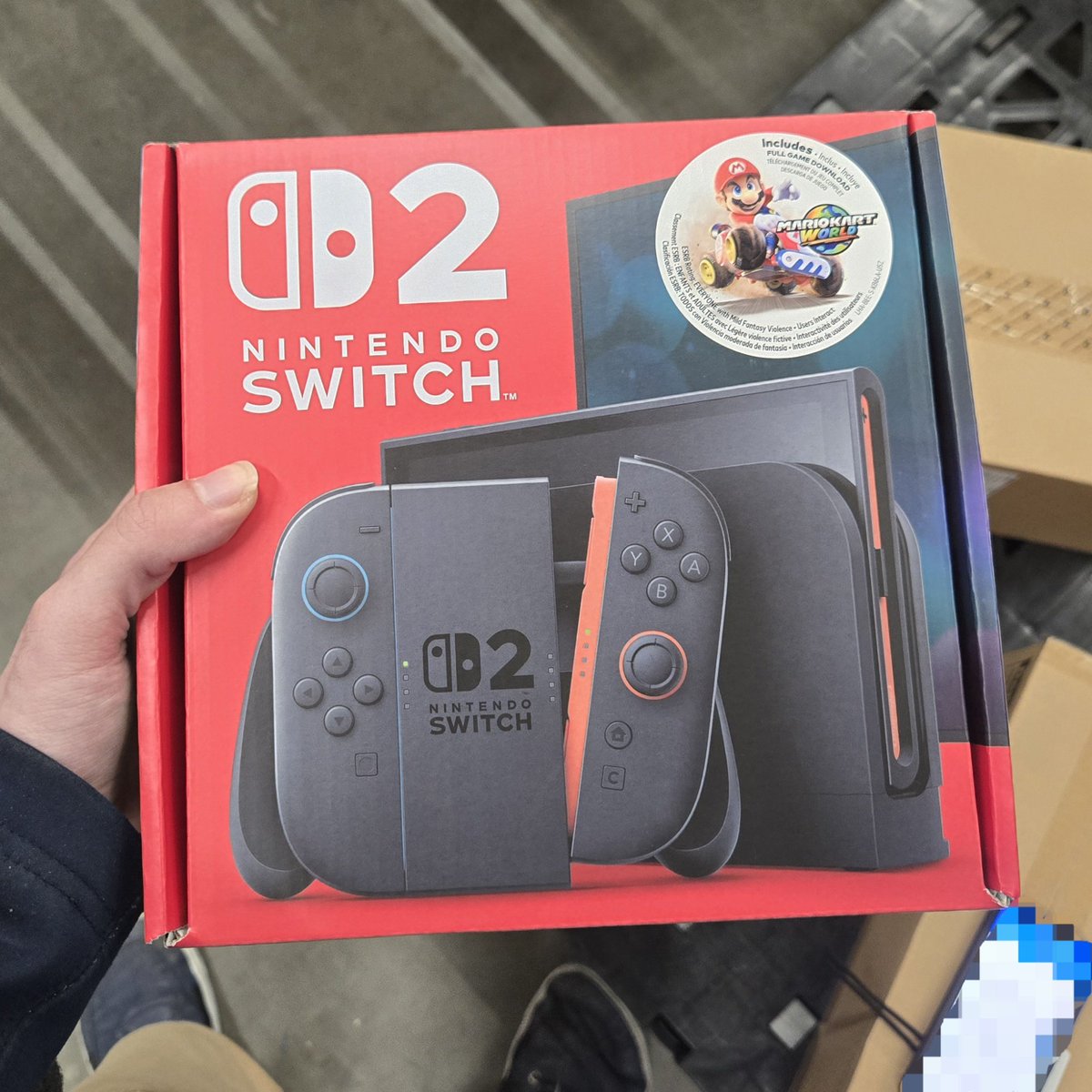 ZachCalin's tweet photo. @BeatemupsWood I work at Walmart and my store just got our consoles in, but otherwise the switch 2 section is empty. We won't actually have them in the locked case until June 5th (I think) https://t.co/uKZPuuOfKb