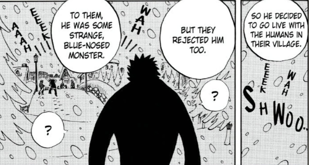 Nazthejerk18's tweet photo. Chopper was ALWAYS cute. his pre ts design was just chubbier. The villagers were only disgusted/afraid of HUMAN POINT & never even saw his base form. I won't let y'all gaslight me into thinking OPLA's beady rat thing is OK. They did my boy DIRTY 😭💔
#justiceforchopper #OPLA https://t.co/KWrtGuyQAZ