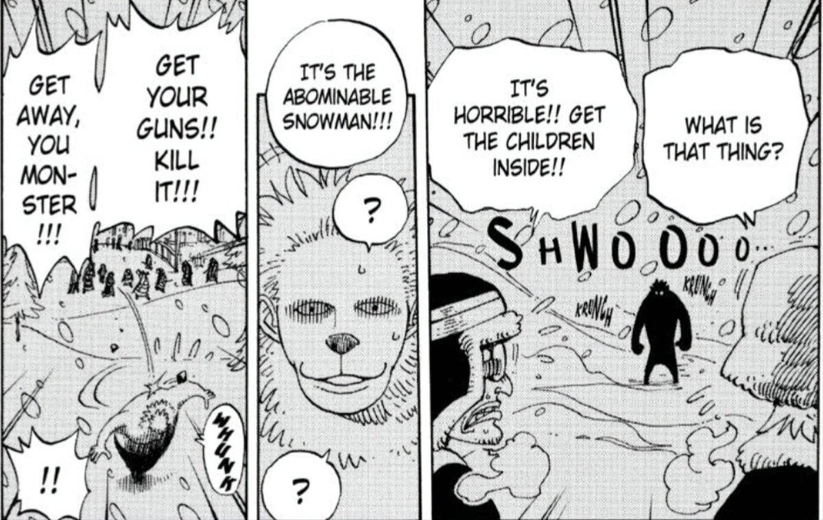 Nazthejerk18's tweet photo. Chopper was ALWAYS cute. his pre ts design was just chubbier. The villagers were only disgusted/afraid of HUMAN POINT & never even saw his base form. I won't let y'all gaslight me into thinking OPLA's beady rat thing is OK. They did my boy DIRTY 😭💔
#justiceforchopper #OPLA https://t.co/KWrtGuyQAZ