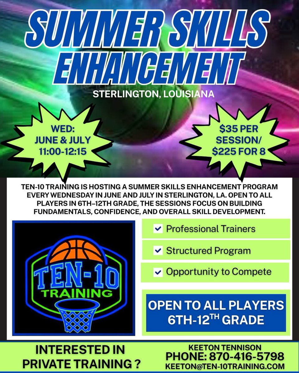 Wednesdays in June and July at SHS!