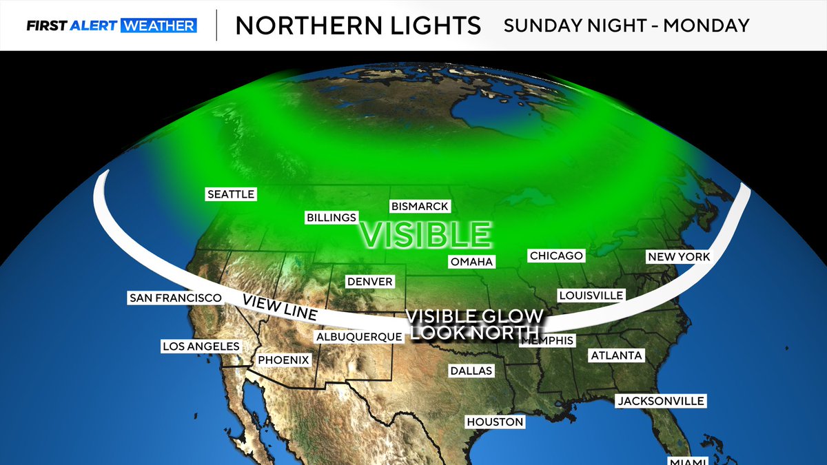 A severe geomagnetic storm is possible tomorrow evening into early Monday. There is a good chance the northern lights will be visible to the naked eye across much of Colorado.