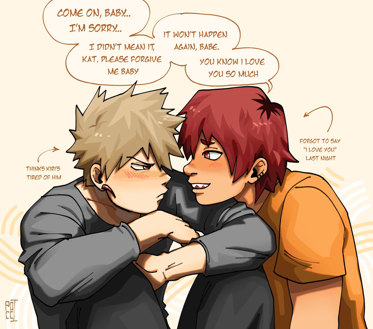 pocci_q's tweet photo. #krbkfluffweek2025 Day 1: Pet names/ I love you

we get it y'all are in love🙄 #krbk https://t.co/uGADM3SfmW