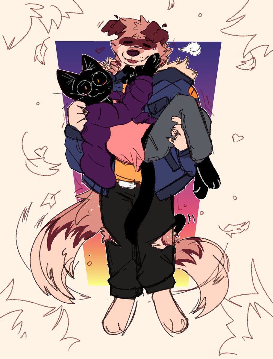 tail wagging so hard it sounds like a helicopter