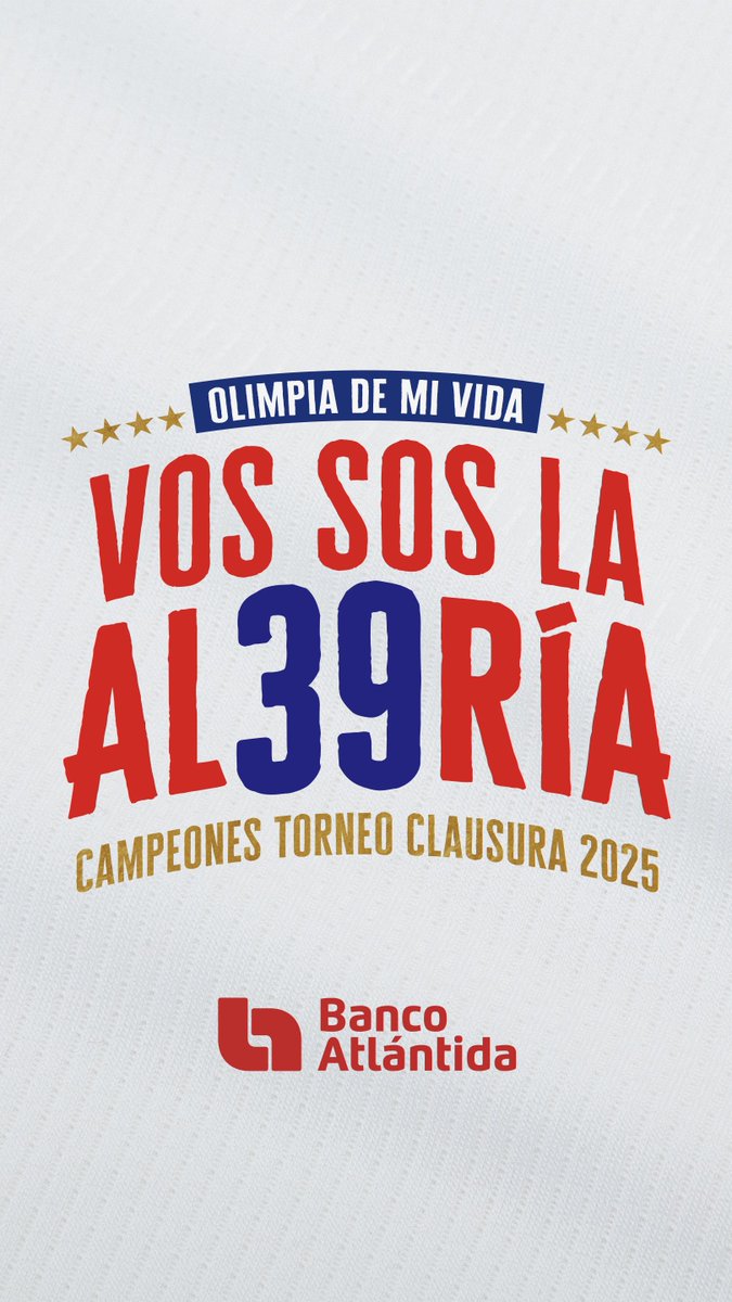 Club Olimpia Deportivo (@cdolimpia) on Twitter photo Un par de fondos de pantalla del campeón nunca caen mal, ¿verdad? 😎📲
Los wallpapers de la 3️⃣9️⃣🏆
Presentado por: <a href="/bancatlan/">Banco Atlántida</a> Un par de fondos de pantalla del campeón nunca caen mal, ¿verdad? 😎📲
Los wallpapers de la 3️⃣9️⃣🏆
Presentado por: <a href="/bancatlan/">Banco Atlántida</a>