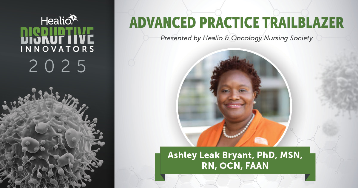 HemOnc Today (@hemonctoday) on Twitter photo The winner of this next award is a well-rounded practitioner who gives back to the oncology and hematology community through mentorship, research and education.
Congrats <a href="/LeakBryantPhD/">Ashley Leak Bryant PhD, RN, OCN, FAAN</a>, this year’s Advanced Trailblazer awardee, given in partnership with <a href="/oncologynursing/">Oncology Nursing Society</a>! 👏 The winner of this next award is a well-rounded practitioner who gives back to the oncology and hematology community through mentorship, research and education.
Congrats <a href="/LeakBryantPhD/">Ashley Leak Bryant PhD, RN, OCN, FAAN</a>, this year’s Advanced Trailblazer awardee, given in partnership with <a href="/oncologynursing/">Oncology Nursing Society</a>! 👏