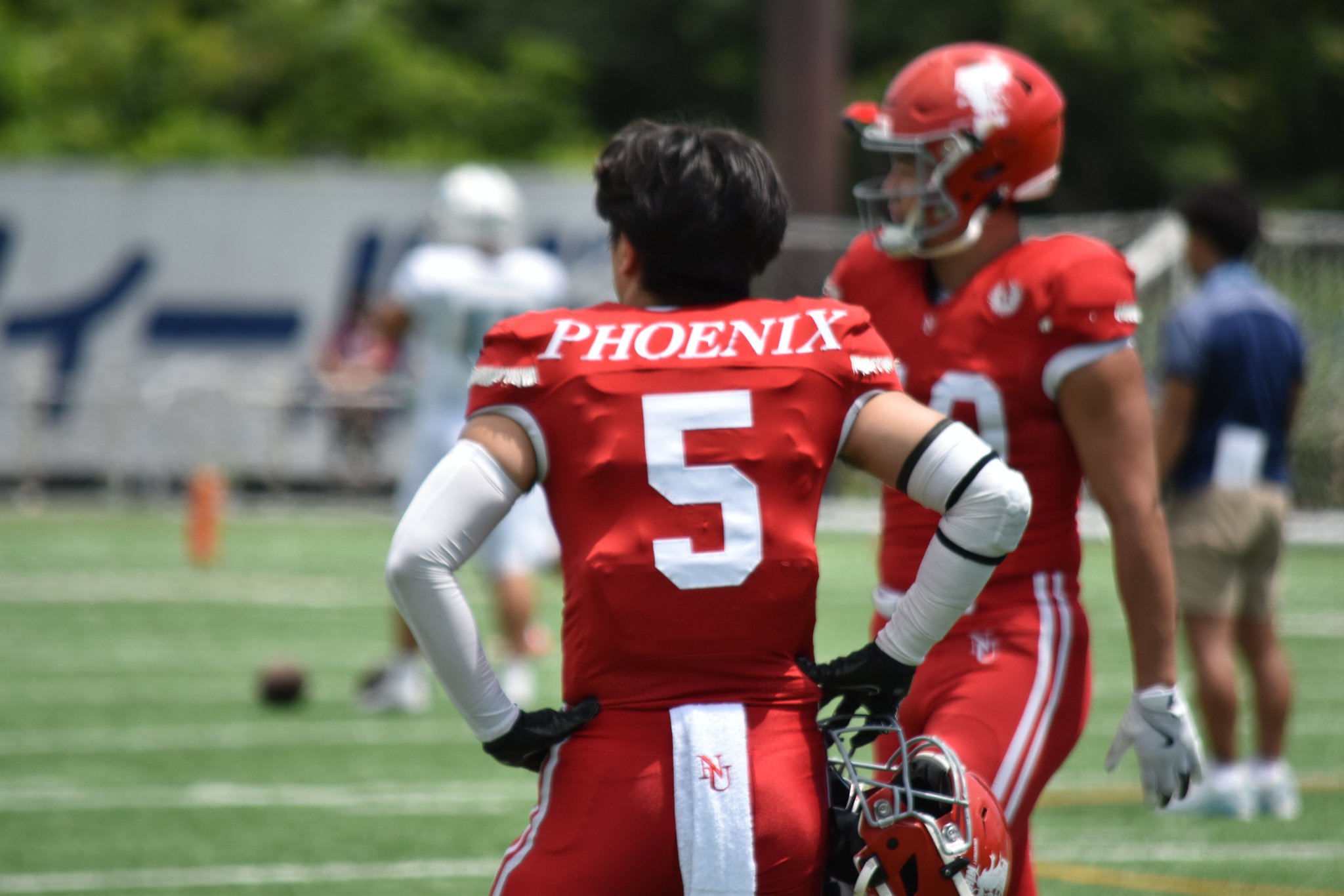 日本大学”PHOENIX”第62回甲子園ボウル出場時試合用ユニフォーム Sサイズ 東日本(日大)：02注目選手 – 三菱電機杯 第72回毎日甲子園ボウル