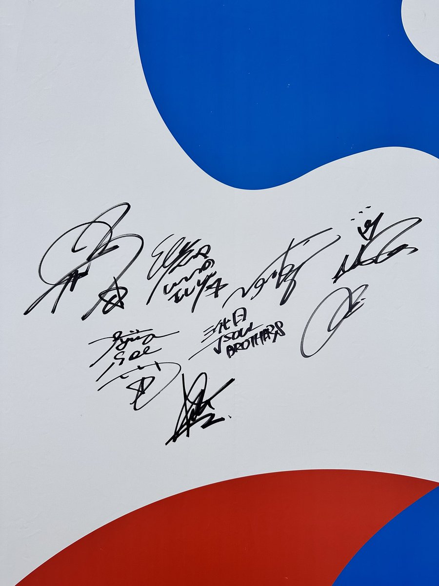 大阪・関西万博 三代目 J SOUL BROTHERS メンバーサイン✍️ #三代目