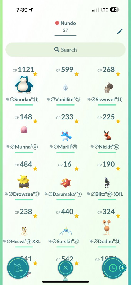 GoProCraig's tweet image. My 27th Nundo and probably new favorite! Nundo Snorlax! 0️⃣0️⃣0️⃣ #snorlax #nundo #PokemonGO