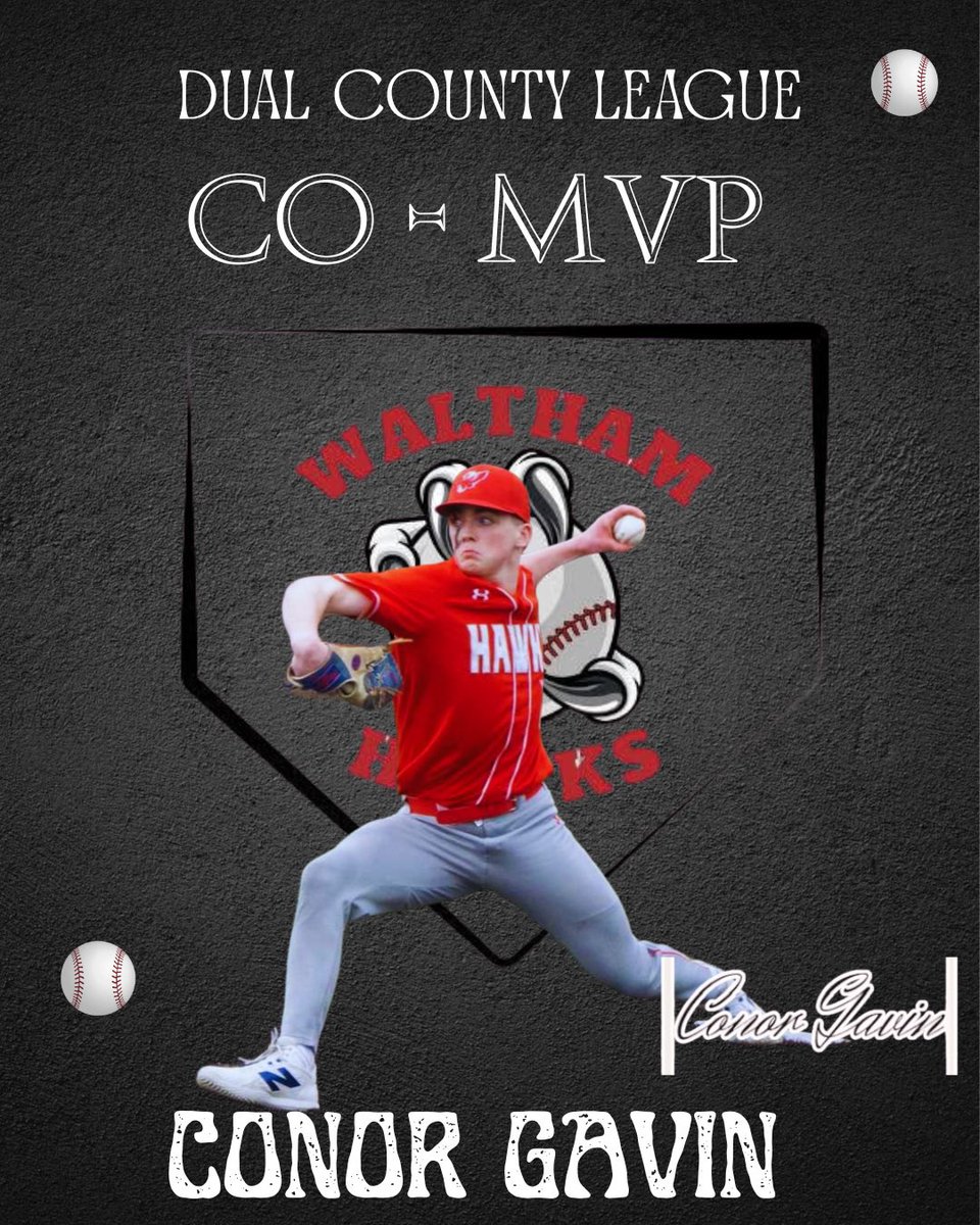 Congrats to DCL Co-MVP Conor Gavin