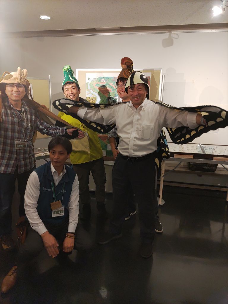 本日、むし祭り開催中です！
市長も盛り上げてくださっています。