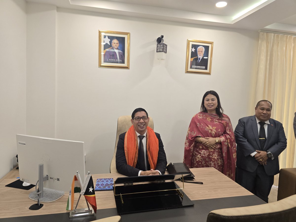 Embassy of Timor-Leste in New Delhi tweet media