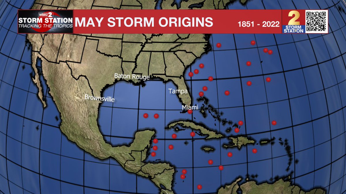 It is not uncommon for a tropical storm to be named before the start of Hurricane Season. May is the most likely month for this to happen.