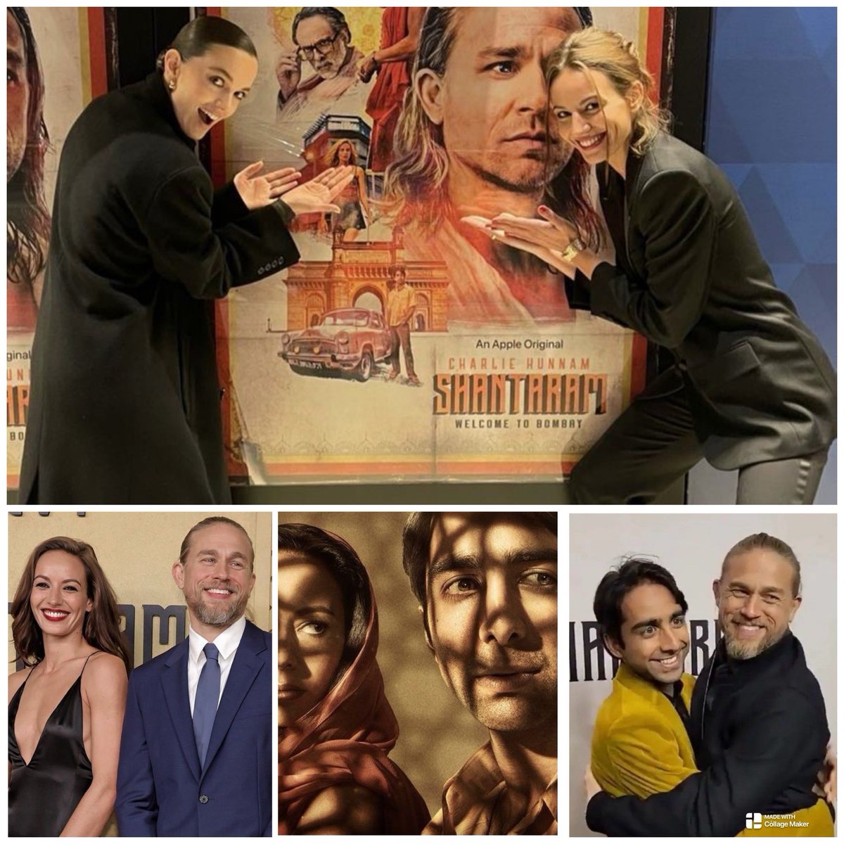 BlueFlamingos7's tweet photo. #Shantaram #charliehunnam #antoniadesplat #linford #elektrakilbey #shubhamsaraf #prabu #karla #lisa #gregorydavidroberts #Bombay #redcarpet https://t.co/ZYDSd1pa1u