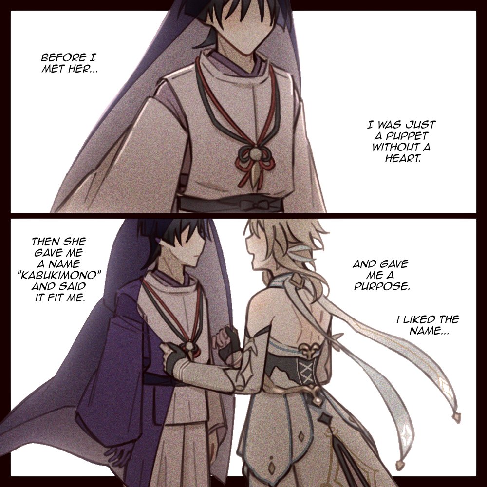 ayanime_aya's tweet image. If Lumine met him in a different timeline...
this was my oomf's idea and was inspired to make it💥💥
#kabulumi #scaralumi