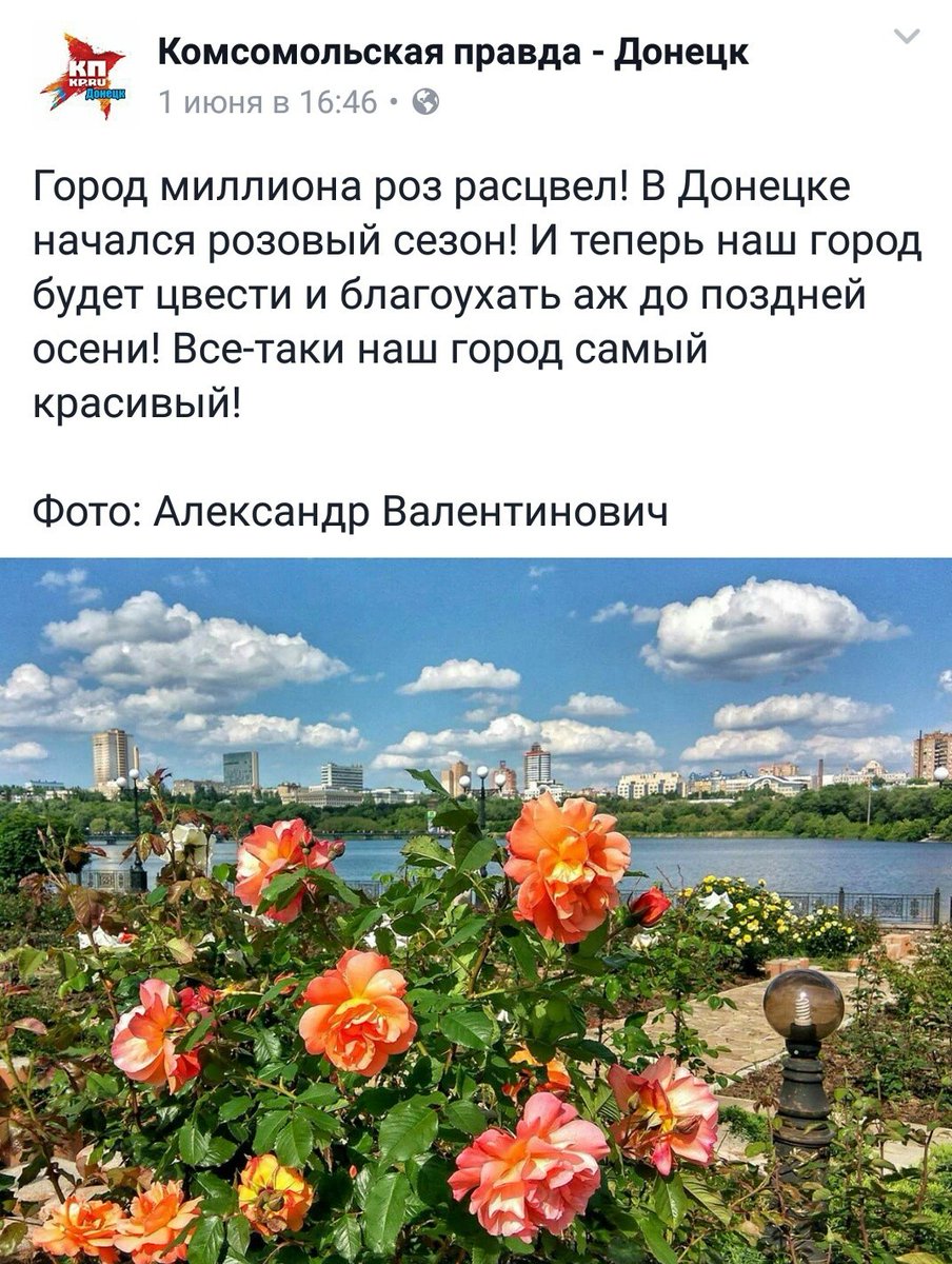 Хочу сообщить вам невероятный факт, о котором конечно никто не напишет. Сегодня первый день лета! 1 июня. Наступило календарное лето. Лето. Первый день. 🥳☀️️ t.me/donetsk_photo