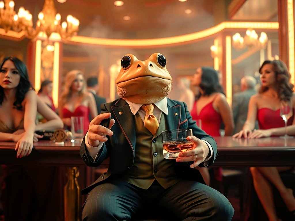 CedJackson6's tweet photo. #bartToad still in $Turbo mode going hard at #BitcoinConference
No quit, 24/7 it's #LoadTheToad with #TurboToken #memecoin and apparently a lot, lot more! Too much ? #whiskey #bitcoin #scripClub #LasVegas https://t.co/pW62rIvrTA