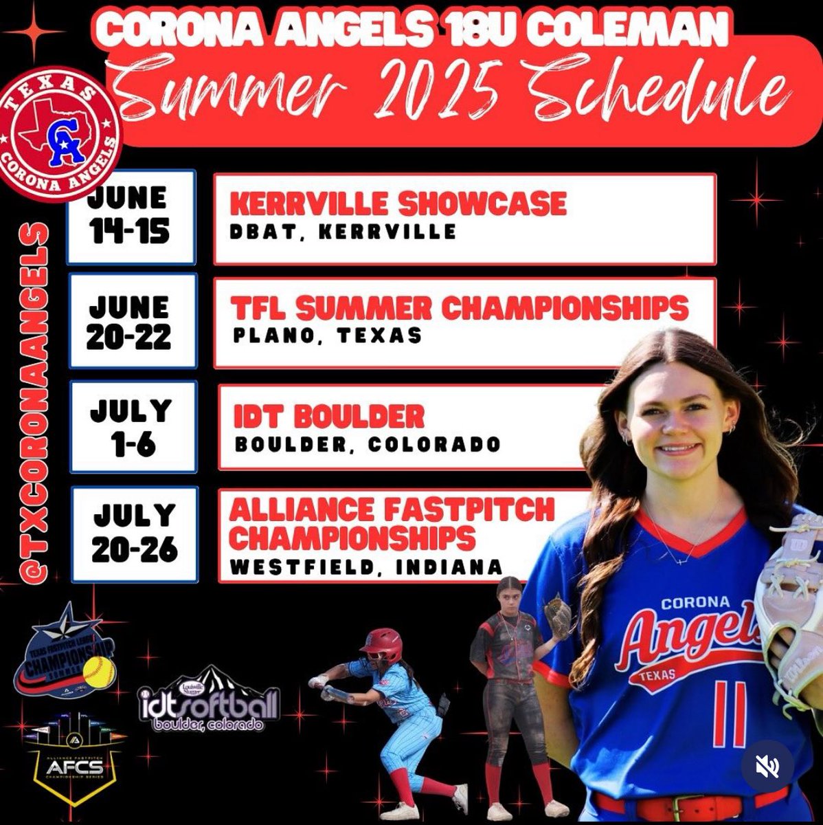 SUMMER BALL IS BACK!! Can't wait to ball out and support my girls on the 16u and 18u teams! Praying to be cleared in July! #4Him  <a href="/coronaangelstx/">Corona Angels Texas</a> <a href="/coachkchapman/">Kelsey Chapman</a> <a href="/CUJacketsSB/">Cedarville Softball</a>