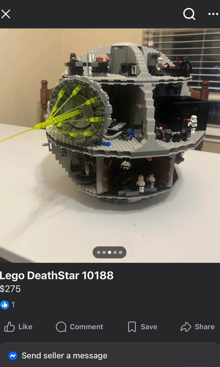 TyHWebb's tweet photo. Breaking: Great deal on local Lego Death Star https://t.co/P8KUj1dghD