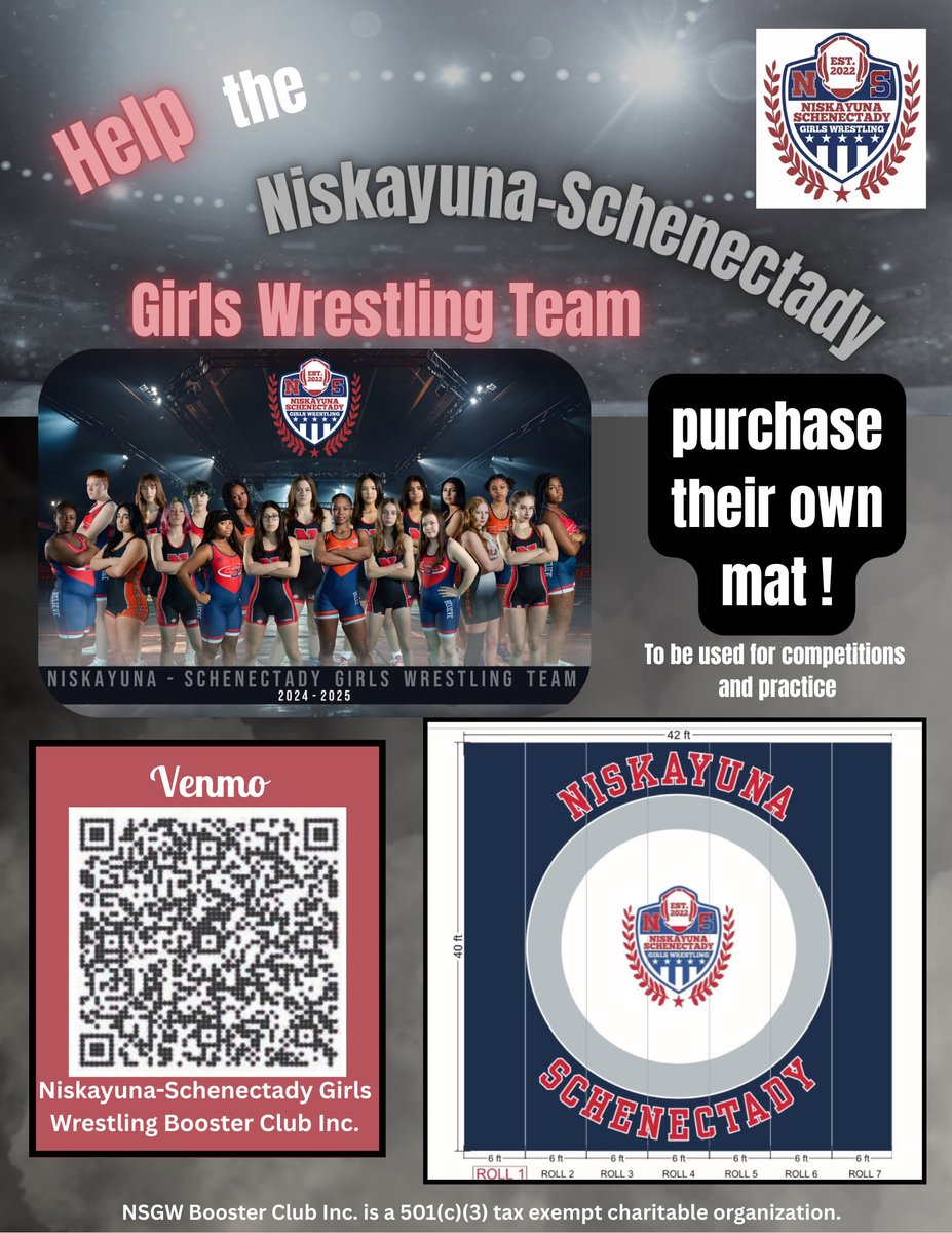 JeremyMatson5's tweet photo. 🚨Mat campaign🚨 
Wrestling community, we are raising funds to purchase a freestyle wrestling mat. The mat will be used for daily practice, dual meets and various tournaments. #growwomenswrestling
#freestyle #niskaunity #girlswrestling https://t.co/MsAwBx9XIA