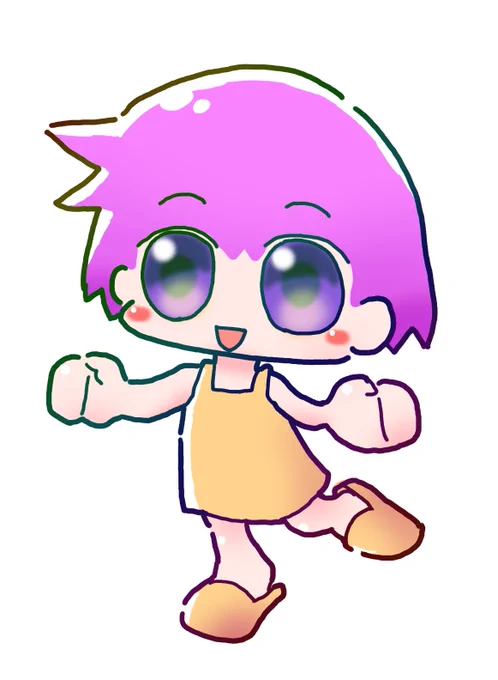色々と絵柄を変えてみる練習をしています。昔、タッチから私だと判ると言われてたのが何か悔しくて、頑張って変えてみたけど…やはり私の絵だよな('・ω・`)#駄落書き