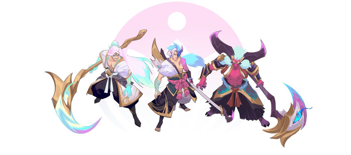 i finally got around to doing my take on spirit blossom kayn 😼 #artoflegends
