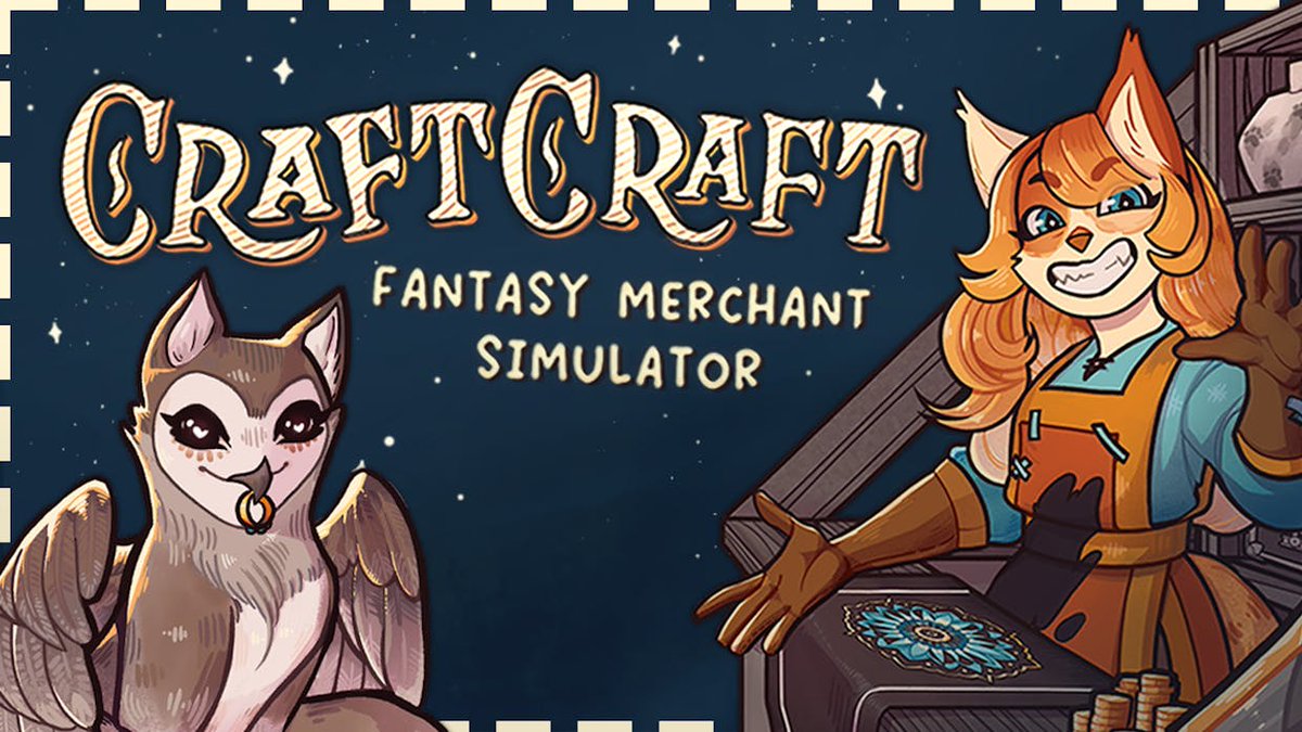 KaluluVt's tweet photo. 🔴I'm live!🔴 Wanna hear me in a new game? Well let's start my new life as an NPC in CraftCraft Fantasy Merchant Simulator. Thanks @PlaceholderGW for the opportunity to play Abeni Krakensbane 

#vtuber #vtuberEN #craftcraftgame #indiegame #TwitchStreamers 

Link ⬇️ https://t.co/l2oGoGB3MV