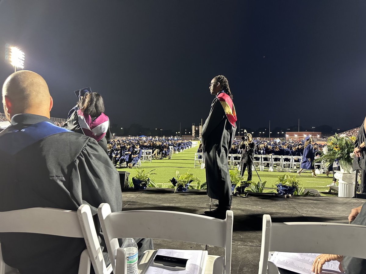 Half way through! What a great night for these students, families, and all of their cheering squad. Class of 2025