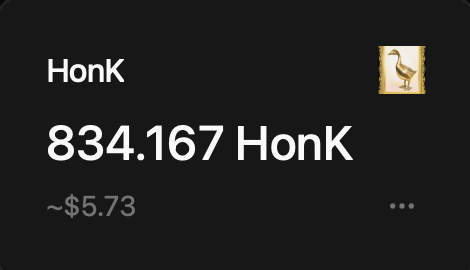 sold all my pls and aped honk on chia..