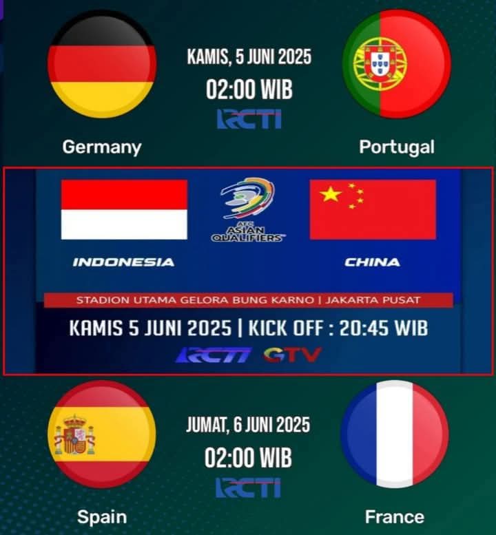 Jadwal bola Minggu ini luuuurs....
Ayoo terbang tinggi garudaku!! 🔥