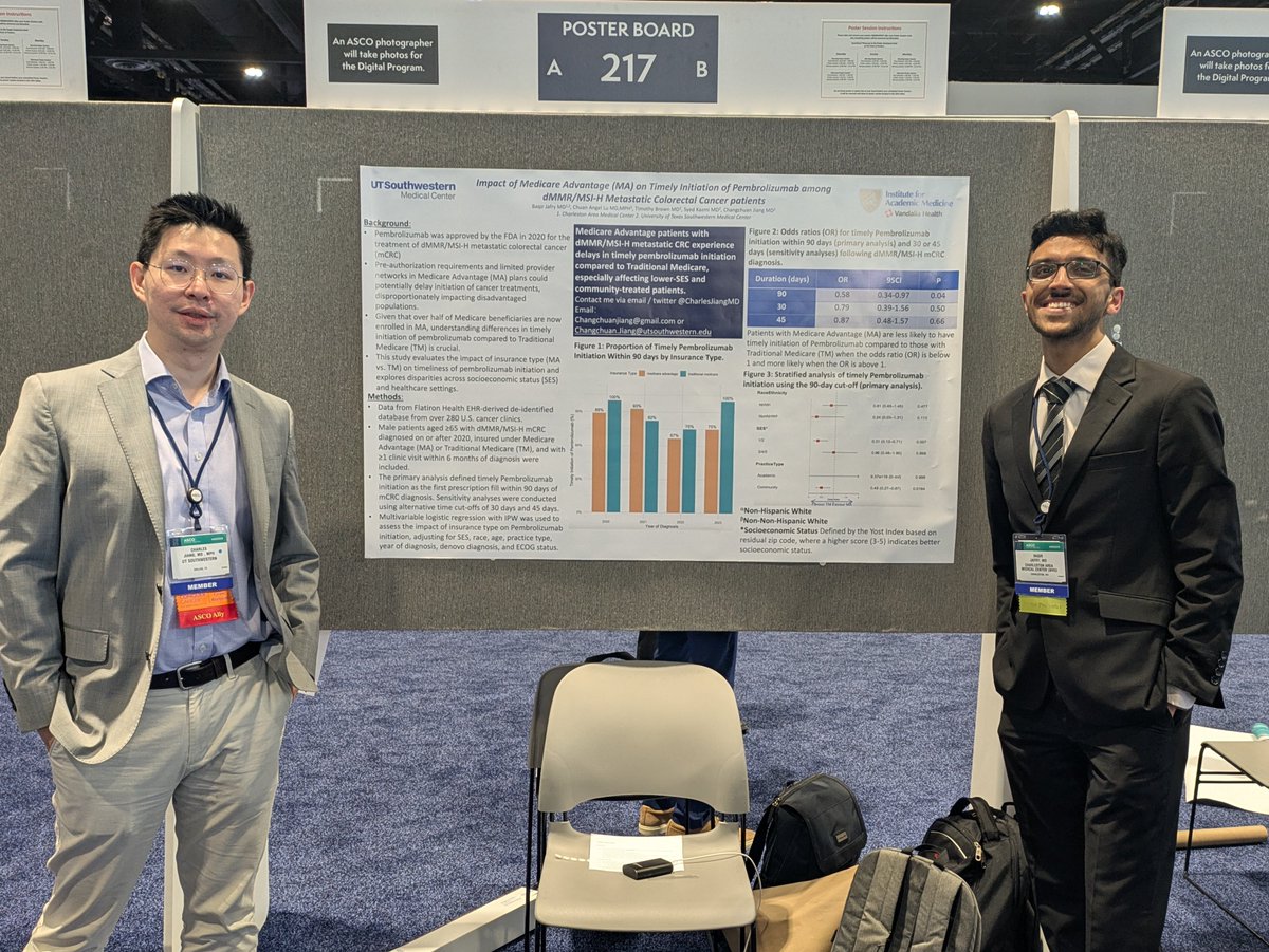 Baqir Jafry, MD (@baqirjafrymd) on Twitter photo New data reinforces it:
π MA plans delay cancer care.
In MSI-H mCRC MA patients were 42% less likely to get pembro within 90 days vs TM (ORβ― 0.58 p<0.5) <a href="/flatironhealth/">Flatiron Health</a>
Delays hit lower-SES patients hardest!
<a href="/CharlesJiangMD/">Charles Jiang MD, MPH</a> <a href="/TimothyJBrownMD/">Tim Brown, MD MSCE</a> <a href="/SyedKazmiMD/">Syed Kazmi, M.D.</a> <a href="/ASCO/">ASCO</a>
<a href="/anees_amna/">Amna Anees MD FACP</a> New data reinforces it:
π MA plans delay cancer care.
In MSI-H mCRC MA patients were 42% less likely to get pembro within 90 days vs TM (ORβ― 0.58 p<0.5) <a href="/flatironhealth/">Flatiron Health</a>
Delays hit lower-SES patients hardest!
<a href="/CharlesJiangMD/">Charles Jiang MD, MPH</a> <a href="/TimothyJBrownMD/">Tim Brown, MD MSCE</a> <a href="/SyedKazmiMD/">Syed Kazmi, M.D.</a> <a href="/ASCO/">ASCO</a>
<a href="/anees_amna/">Amna Anees MD FACP</a>