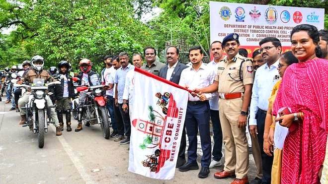 cbebikersoffcl's tweet photo. World No Tobacco Day Motorbike Rally - Coimbatore Bikers Community May 31 2025 https://t.co/XYdCtA48vE