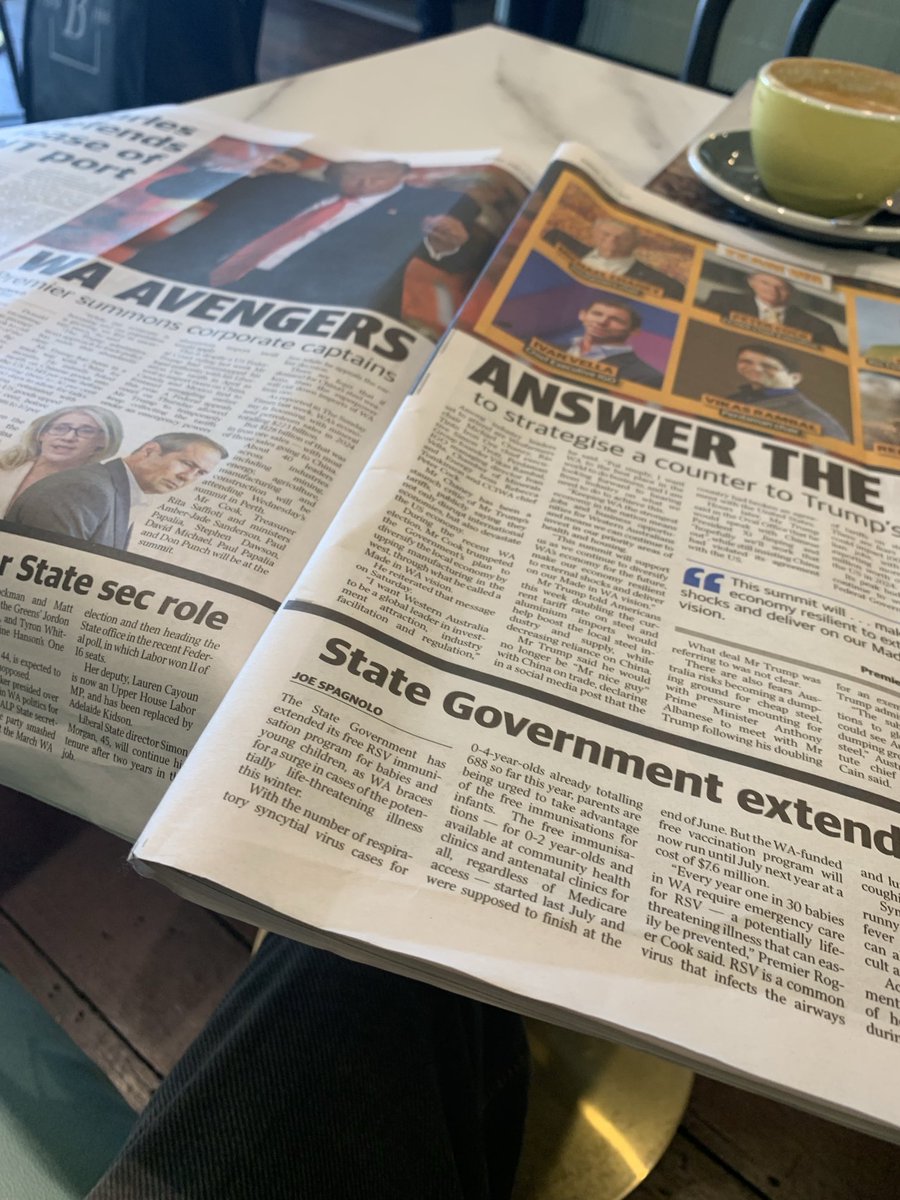 ⁦<a href="/RogerCookMLA/">Roger Cook</a>⁩ calls summit as Trump trade war threatens to hit WA economy. #wapol