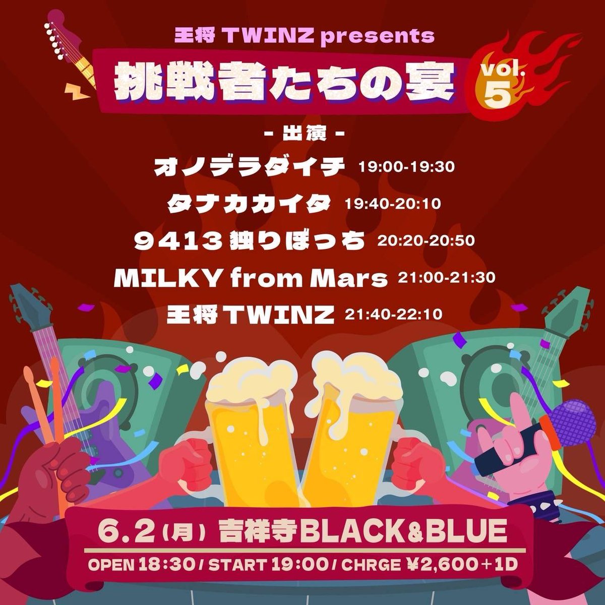 明日は吉祥寺ブラック&amp;ブルー！
三間飛車で王将をとりにいきます。