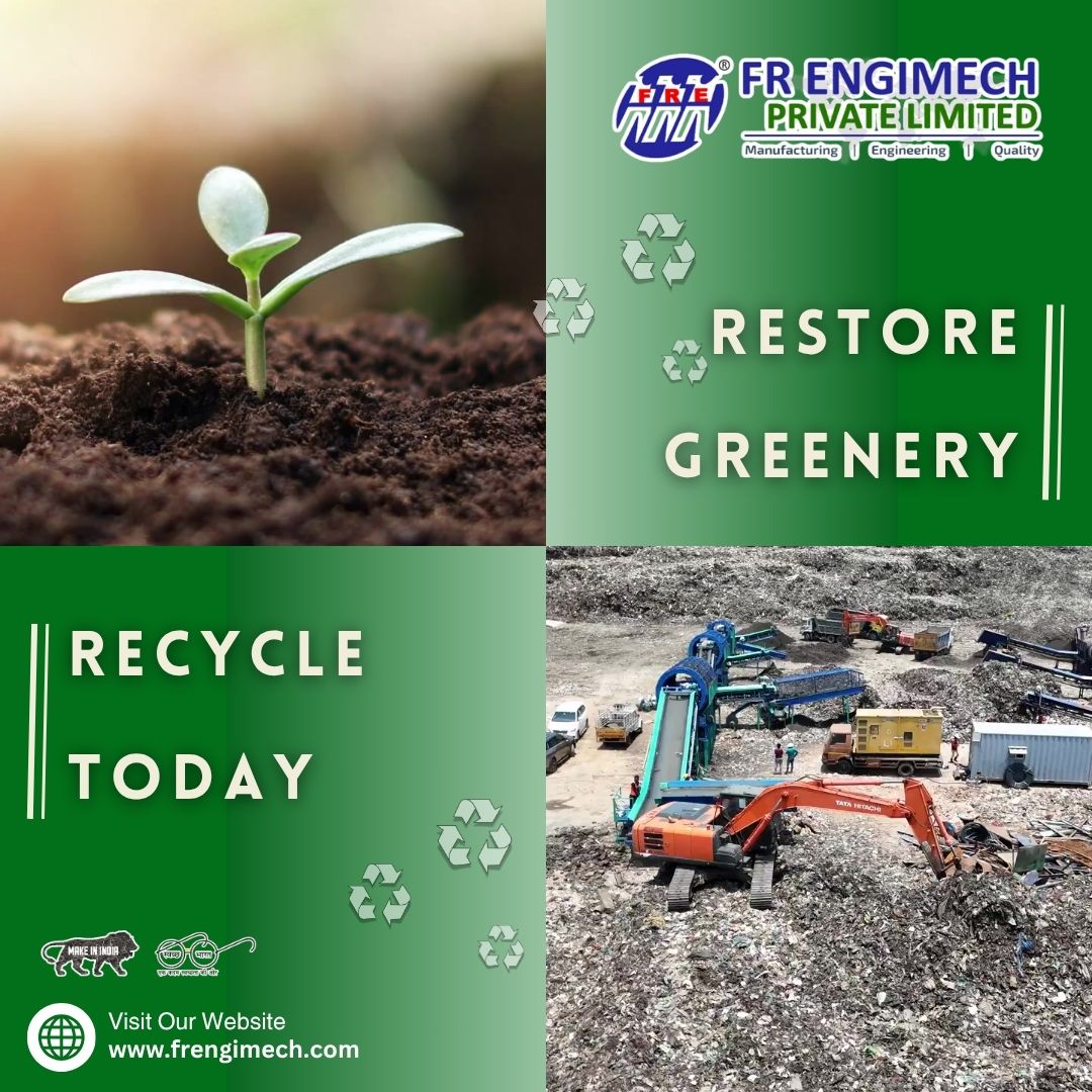 FrEngimech's tweet image. Restore Greenery, Recycle Today 🌍♻️ #NatureCare #WasteReform

Small actions lead to big transformations. By recycling waste and embracing smart waste solutions, we restore the balance that our Earth so desperately needs. We at FR Engimech Private Limited work for nature ...