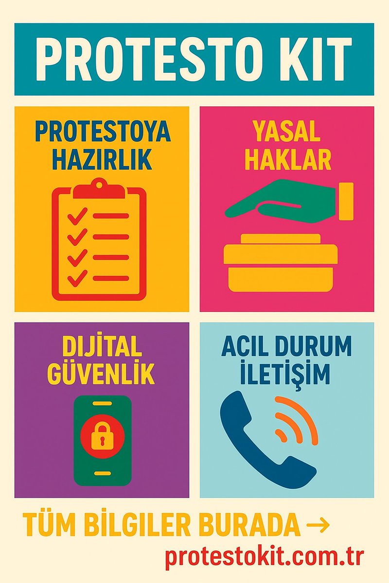 ProtestoKit's tweet photo. 🎒 Protestoya giderken çantanda neler olmalı? 
📷 Su 
📷 Gözlük ve maske (gazdan korunmak için) 
📷 Küçük ilk yardım kiti Hazırlıklı olan güvende kalır. 
📷 https://t.co/dZ4nc7ILGC https://t.co/BnZ70eMisP