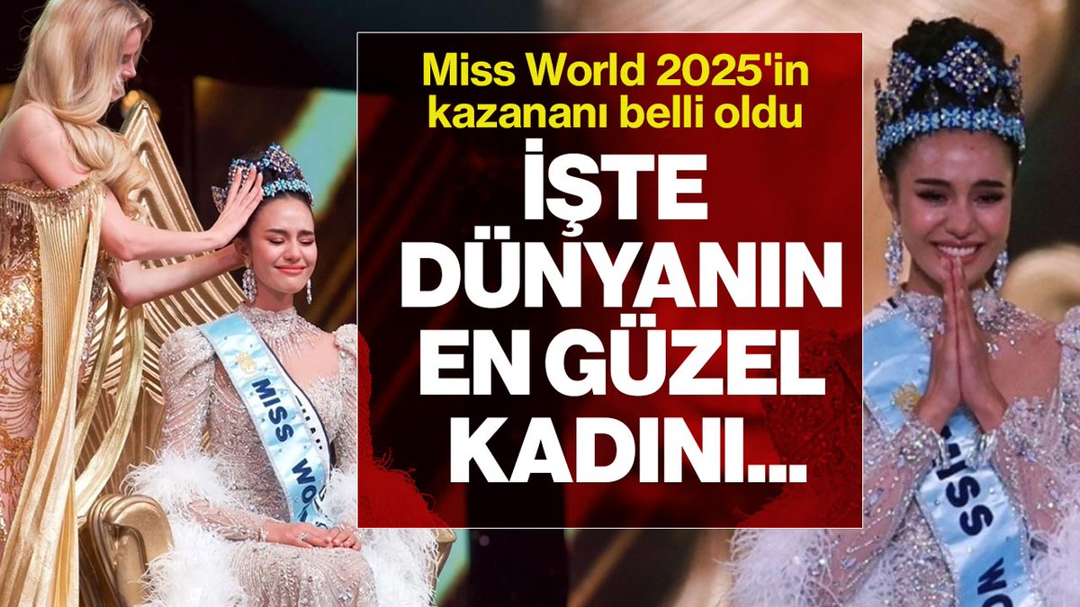 🔸Miss World 2025'in kazananı belli oldu

🔸İşte dünyanın en güzel kadını...

gercekgundem.com/guncel/miss-wo…