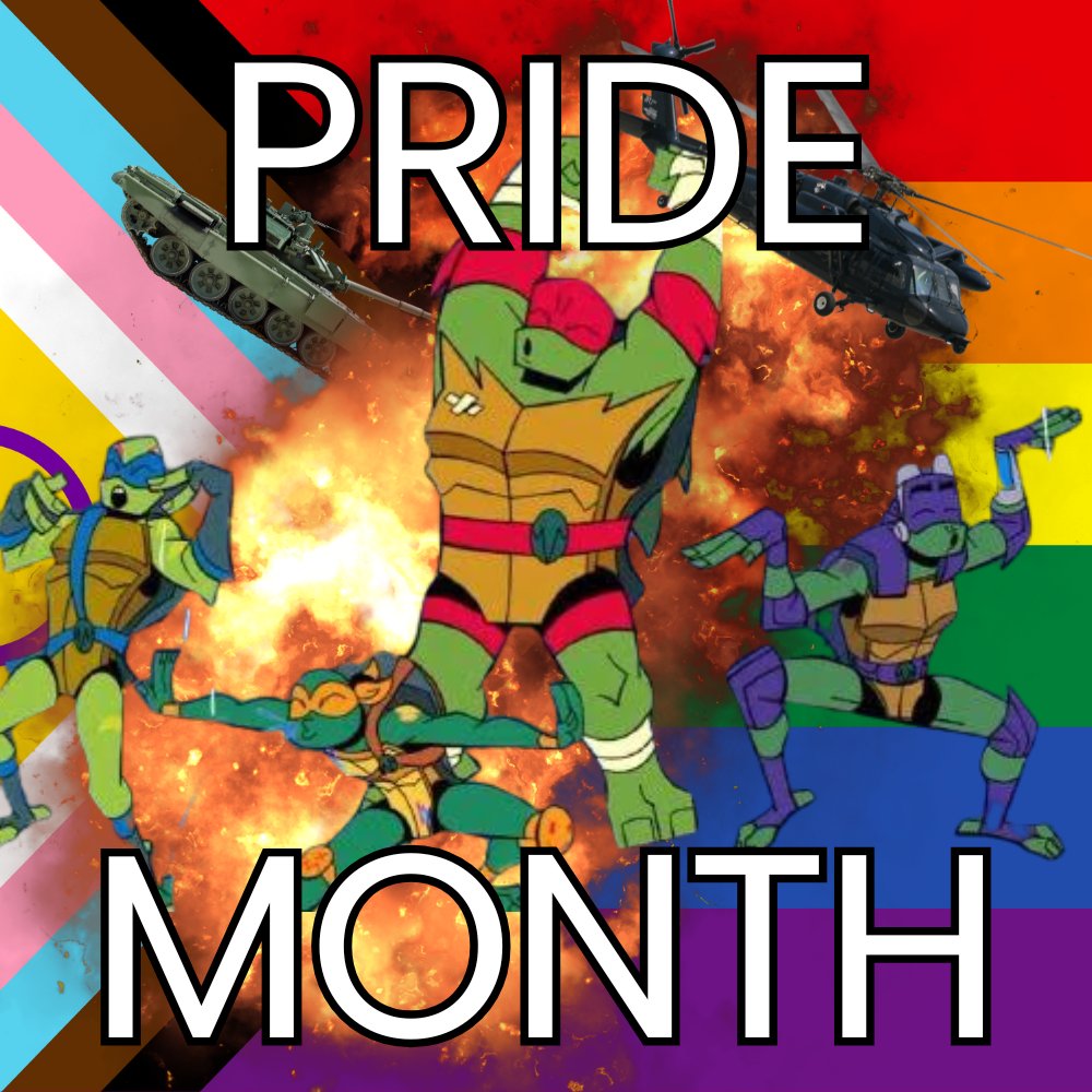 HAPPY PRIDE MONTH TO EVERYONE!! 🏳️‍🌈🏳️‍⚧️❤️🧡💛💚💙💜🖤🤎🩵🩷🤍💛💜

I made these a while ago but enjoy this thread of improved rottmnt themed flags designed by yours truly: 🧵