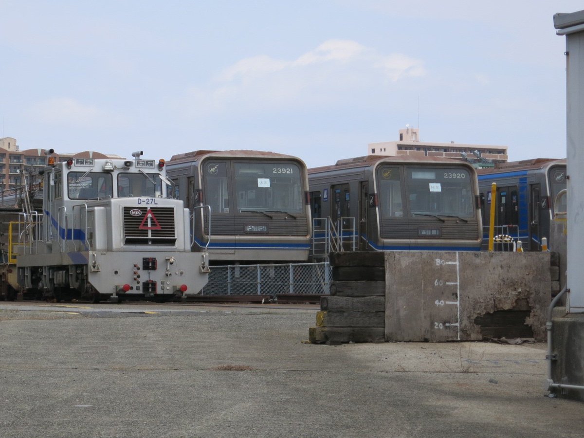 大阪メトロ四つ橋線 23621Fに続き、23622Fも廃車陸送される模様。 対し