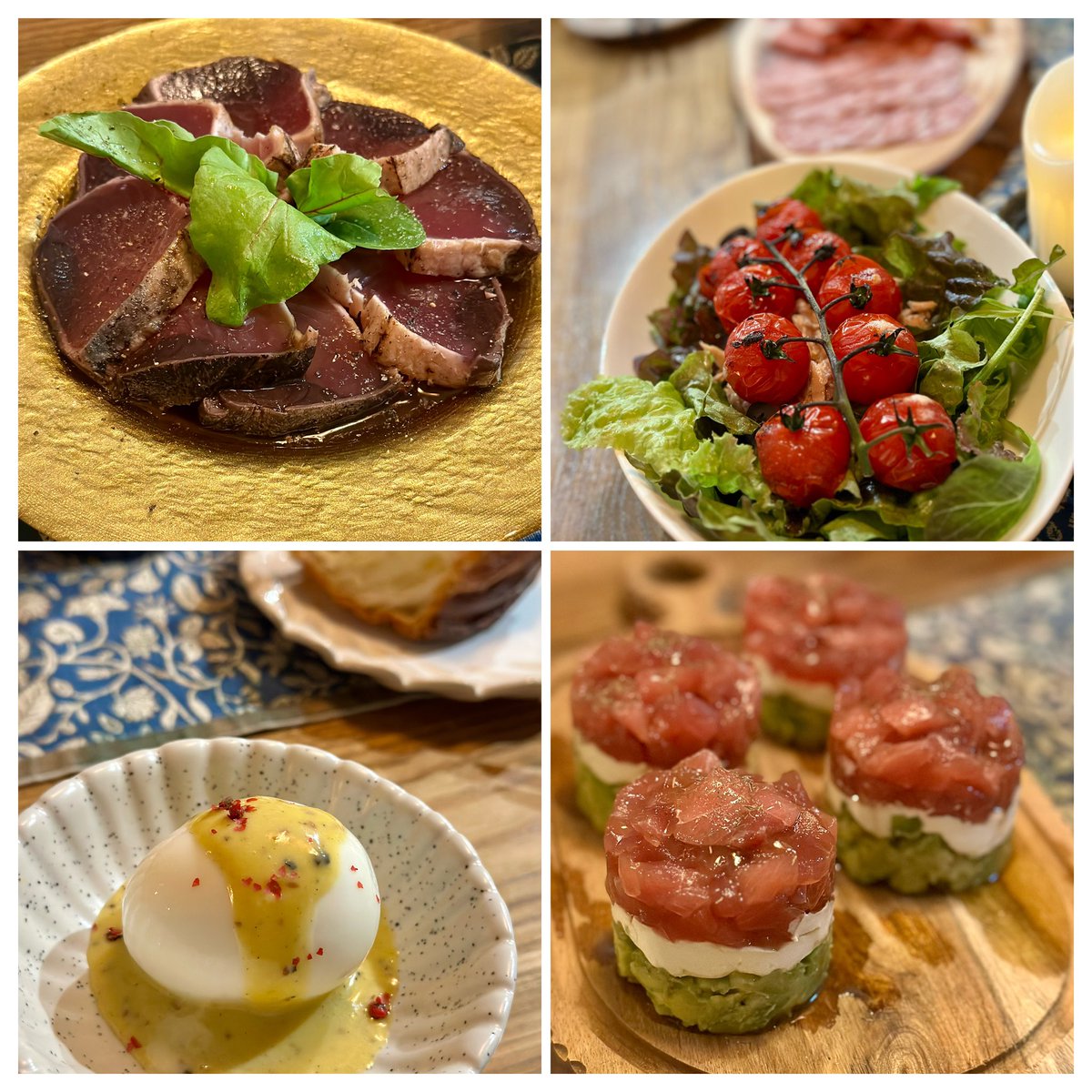 PON_no_wine's tweet image. 澤村宅でワイン会
真の目的は、定期的に恋しくなる澤村さんの手料理を食すこと！
素材を活かす料理も、大胆でパンチの効いた料理もどっちも計算尽く。

ワインの杯が進み、箸も止まらず…
健康診断前に食べすぎてしまったけど後悔は無し😤