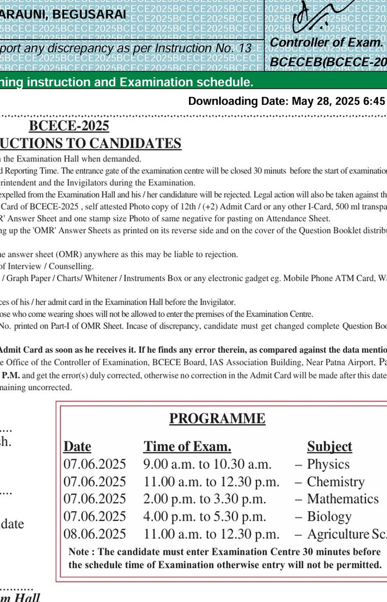 Masoomkyp's tweet photo. BCECE exam 7-8 July ko schedule kiya hai, jabki Eid-ul-Adha bhi isi time par hai.
Muslim students ke liye yeh festival religiously important hai.
Humble request to reconsider the dates.
@EducationBihar @NitishKumar
@EduMinOfIndia @EducationBihar
#BCECE #Eid2025 #RespectFaith https://t.co/iiqeBvZyLs