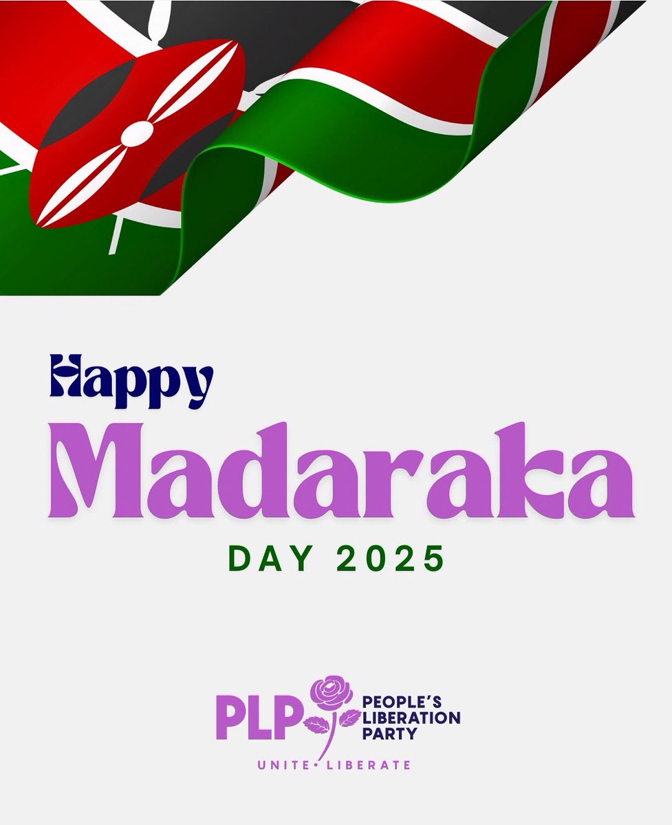 Madaraka is not just a commemoration, it’s a call to action ✊🏾

Until justice is equal, development is fair, and every voice is heard, our liberation remains unfinished.

Let this be the generation that reclaims the promise of Madaraka.
#UniteLiberate 
 #MadarakaDay2025