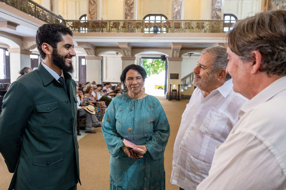 Embajadora de Cuba en Etiopía (@cubaethiopia) on Twitter photo Antes de concluir su visita de trabajo a la Isla, en el marco de #SaberUH2025, el SG <a href="/MBinMussallam/">Manssour Bin Mussallam</a> sostuvo provechosos intercambios en <a href="/CubaEsCultura/">MinCult - Cuba</a>, <a href="/CubaMINREX/">Cancillería de Cuba</a> y <a href="/CIPICuba/">CIPI</a> dónde se reafirmó el interés de intercambio con <a href="/OSC_OCS/">Organisation of Southern Cooperation - OSC</a> y #Cuba Antes de concluir su visita de trabajo a la Isla, en el marco de #SaberUH2025, el SG <a href="/MBinMussallam/">Manssour Bin Mussallam</a> sostuvo provechosos intercambios en <a href="/CubaEsCultura/">MinCult - Cuba</a>, <a href="/CubaMINREX/">Cancillería de Cuba</a> y <a href="/CIPICuba/">CIPI</a> dónde se reafirmó el interés de intercambio con <a href="/OSC_OCS/">Organisation of Southern Cooperation - OSC</a> y #Cuba