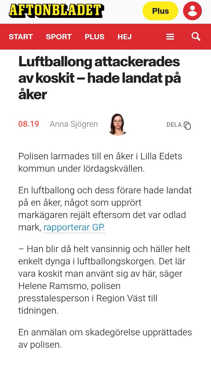 Markägaren är en riktig hjälte.