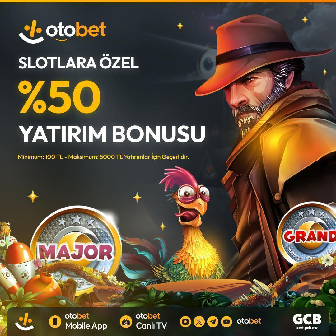 💰 OTOBET SLOT OYUNLARINA ÖZEL %50 YATIRIM BONUSU 💰 #otobet #denemebonusu2025 #denemebonusu #sahabet #marsbahis #zlot #realbahis #betmatik #casibom #betewin

💯 MİNİMUM 100TL - MAKSİMUM 5000TL YATIRIMINA %50'Sİ BAKİYENE ANINDA EKLENİR !

✅ GÜNCEL GİRİŞ ; cutt.ly/lrtzl8we