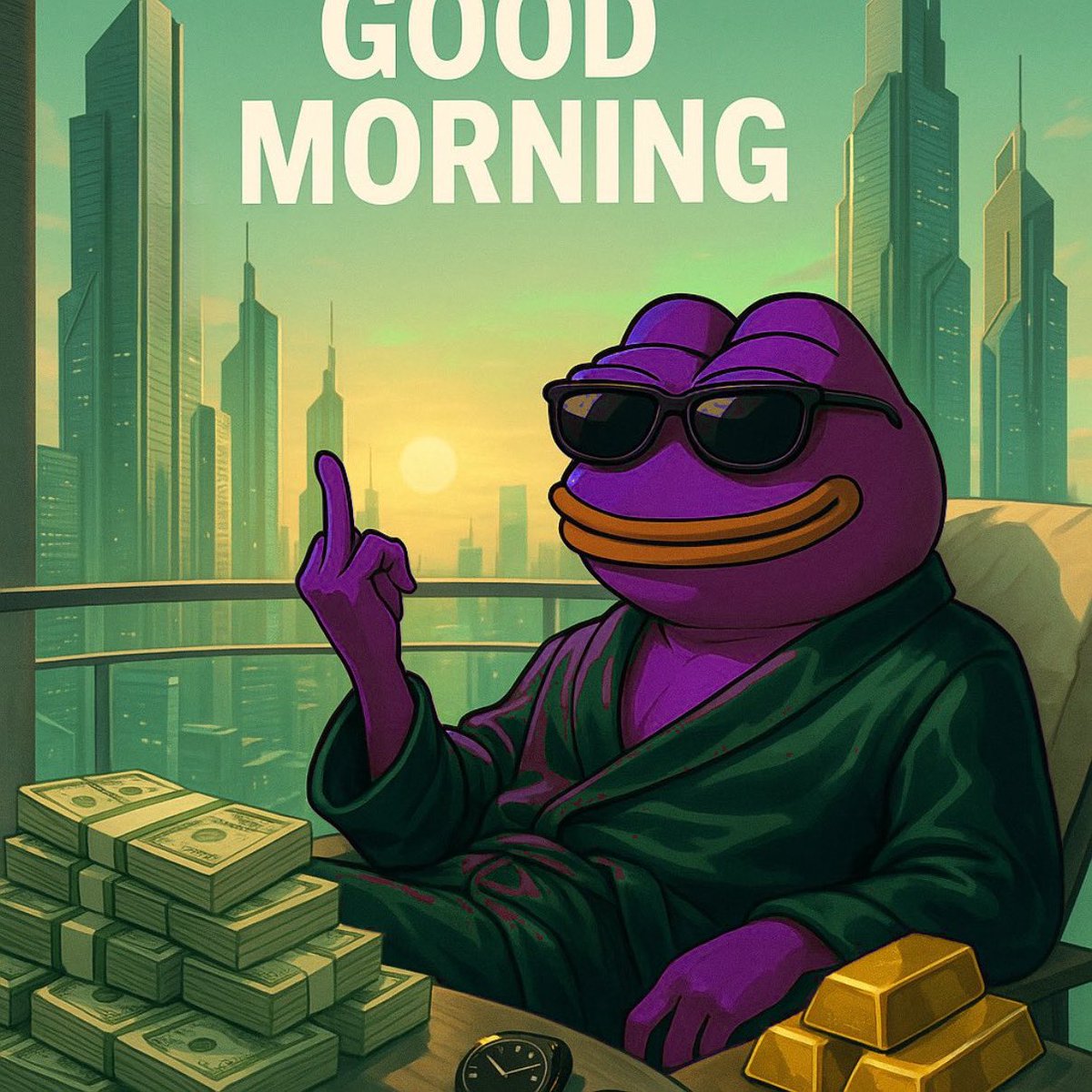 GM😈

$PIPE $PEPE $SOL #GM #Crypto