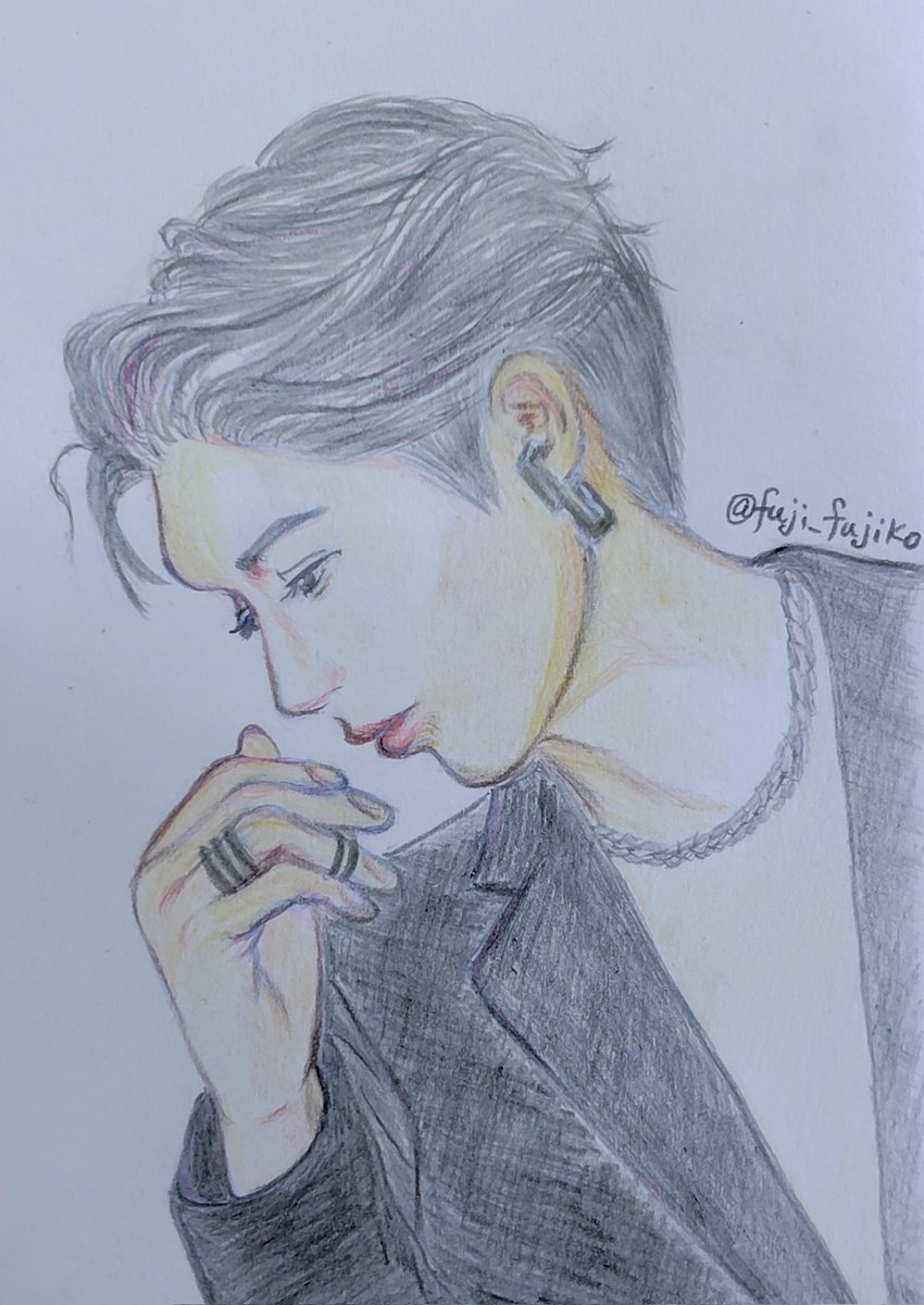 「何度でも言うけどAouくんは横顔が最高 FanArt #aou_tnbknr #」|ふじこのイラスト