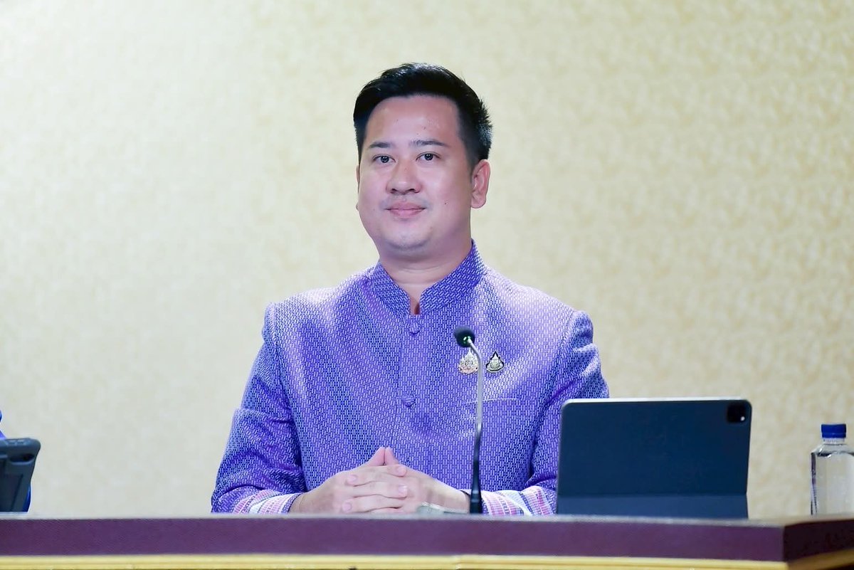 Deputy PM Office Spokesperson Anukul Pruksanusak reminds the public that starting today, June 1, 2025, motorcycle riders and passengers must comply 100% with the Land Traffic Act, which mandates that motorcycle drivers and passengers wear safety helmets to prevent danger while