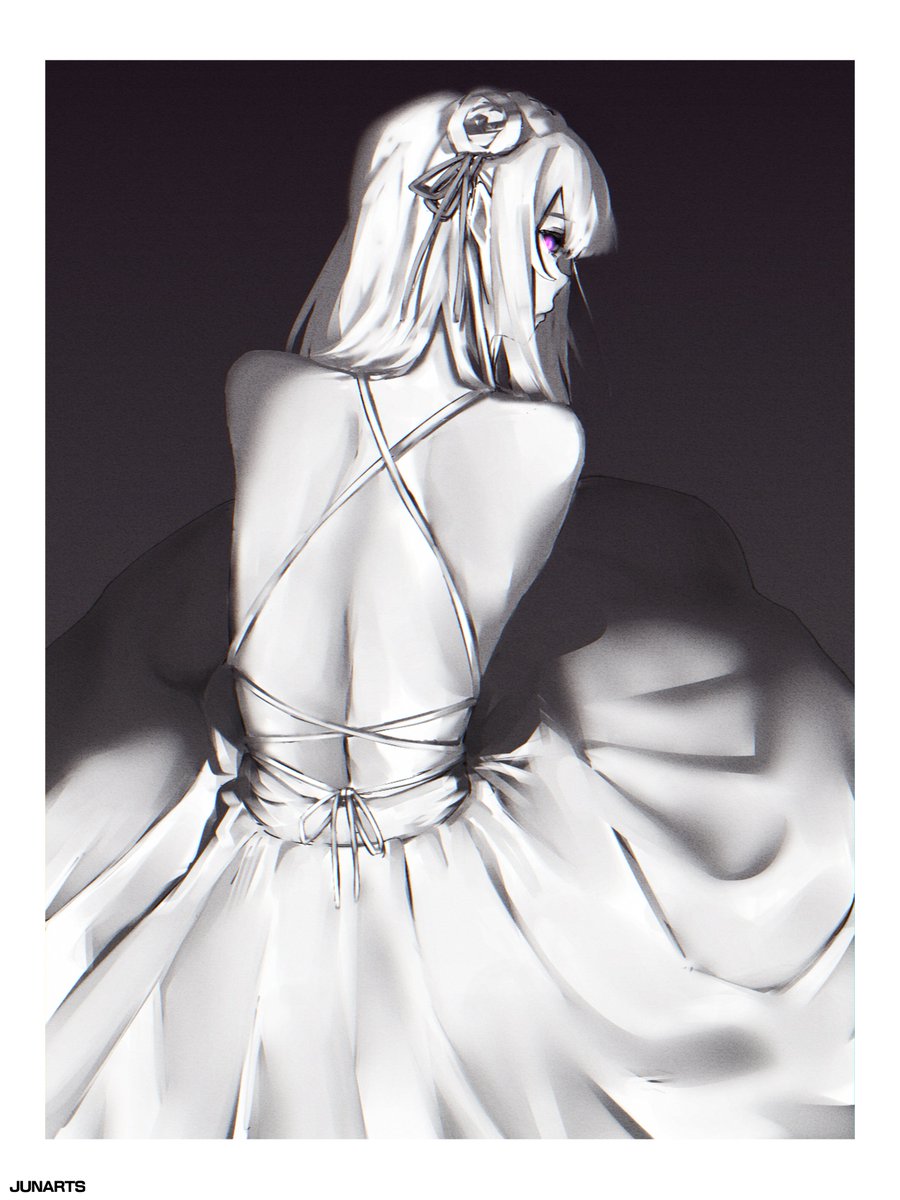 junartstyle's tweet image. Is that you Subaru?!!!
#リゼロ #rezero #Emilia