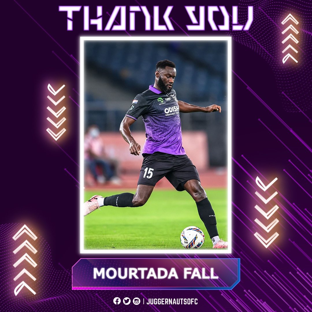 JuggernautsOFC's tweet photo. #MourtadaFall, you've been a pillar of strength for #OdishaFC. We're thankful for the memories. Wish you all the best for your future. ๐๐
#ThankYou #OdishaFC #COYJ https://t.co/Fuh4HKg387