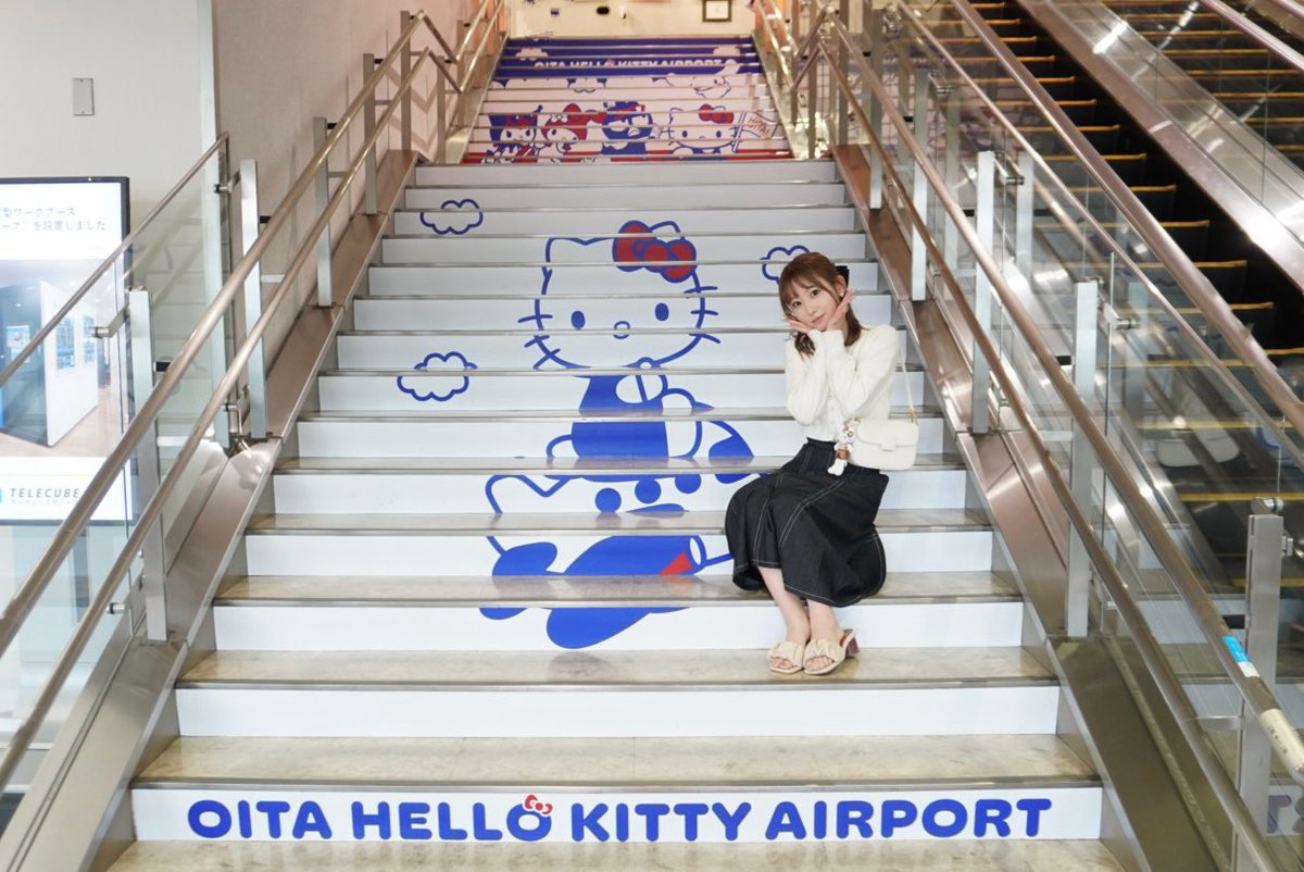大分ハローキティ空港✈️🎀 https://t.co/WVoDmh0Fgz